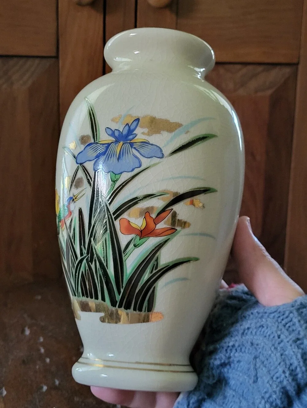 Vintage Floral Vase
